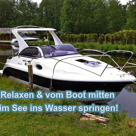 Huettendorf Fuer Euch Alleine - Gefuehrter Yachtausflug Nach Prieros Inclusive! Nur 3 Minuten Zum Badesee Fahrraeder Kostenlos Vorhanden Gross Koris Ngoại thất bức ảnh